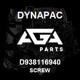 D938116940 Dynapac SCREW | AGA Parts