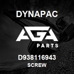 D938116943 Dynapac SCREW | AGA Parts