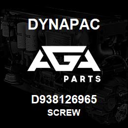 D938126965 Dynapac SCREW | AGA Parts