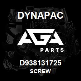 D938131725 Dynapac SCREW | AGA Parts