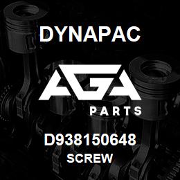 D938150648 Dynapac SCREW | AGA Parts