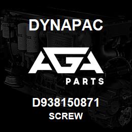 D938150871 Dynapac SCREW | AGA Parts