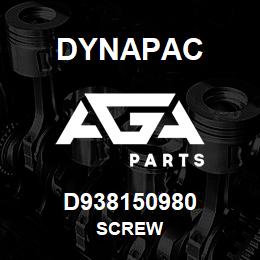 D938150980 Dynapac SCREW | AGA Parts