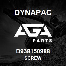 D938150988 Dynapac SCREW | AGA Parts