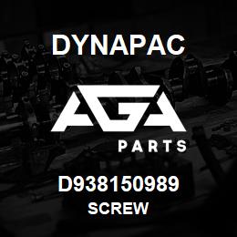 D938150989 Dynapac SCREW | AGA Parts