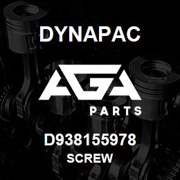 D938155978 Dynapac SCREW | AGA Parts