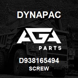 D938165494 Dynapac SCREW | AGA Parts