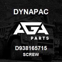 D938165715 Dynapac SCREW | AGA Parts