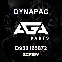 D938165872 Dynapac SCREW | AGA Parts