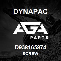 D938165874 Dynapac SCREW | AGA Parts