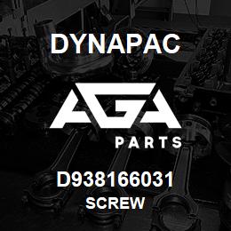 D938166031 Dynapac SCREW | AGA Parts