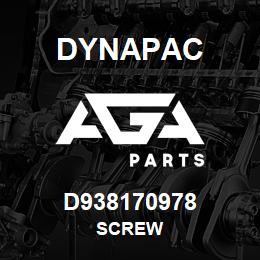 D938170978 Dynapac SCREW | AGA Parts