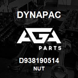 D938190514 Dynapac NUT | AGA Parts