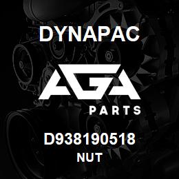 D938190518 Dynapac NUT | AGA Parts