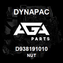 D938191010 Dynapac NUT | AGA Parts