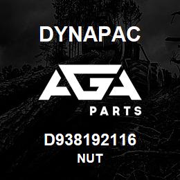 D938192116 Dynapac NUT | AGA Parts