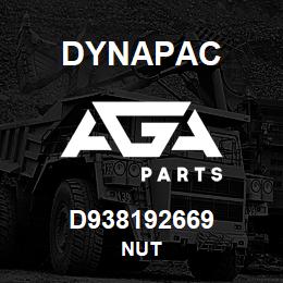 D938192669 Dynapac NUT | AGA Parts