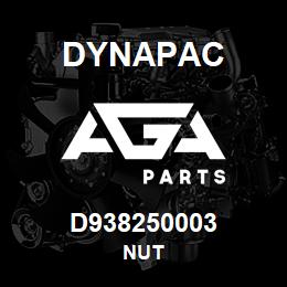 D938250003 Dynapac NUT | AGA Parts