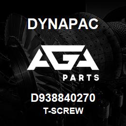 D938840270 Dynapac T-SCREW | AGA Parts