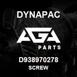 D938970278 Dynapac SCREW | AGA Parts