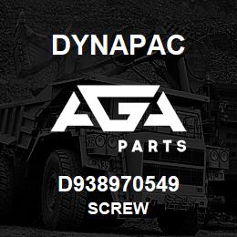 D938970549 Dynapac SCREW | AGA Parts