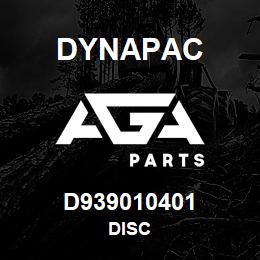 D939010401 Dynapac DISC | AGA Parts