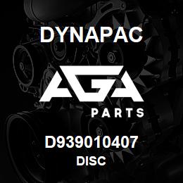 D939010407 Dynapac DISC | AGA Parts