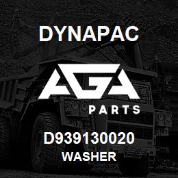 D939130020 Dynapac WASHER | AGA Parts