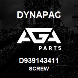 D939143411 Dynapac SCREW | AGA Parts