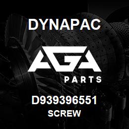 D939396551 Dynapac SCREW | AGA Parts