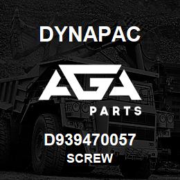 D939470057 Dynapac SCREW | AGA Parts