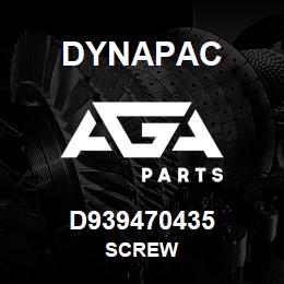 D939470435 Dynapac SCREW | AGA Parts