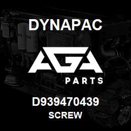 D939470439 Dynapac SCREW | AGA Parts