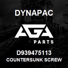 D939475113 Dynapac COUNTERSUNK SCREW | AGA Parts