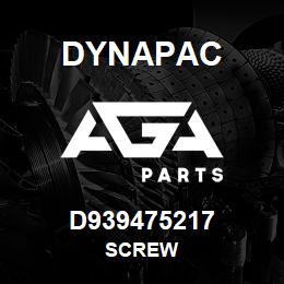 D939475217 Dynapac SCREW | AGA Parts