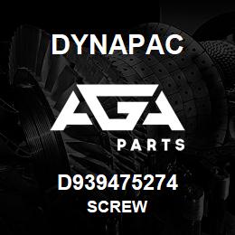 D939475274 Dynapac SCREW | AGA Parts