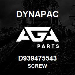 D939475543 Dynapac SCREW | AGA Parts