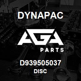 D939505037 Dynapac DISC | AGA Parts