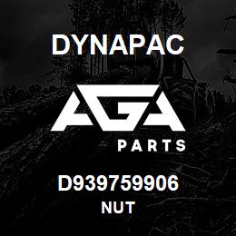 D939759906 Dynapac NUT | AGA Parts