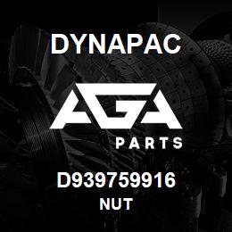 D939759916 Dynapac NUT | AGA Parts