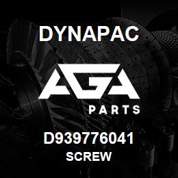 D939776041 Dynapac SCREW | AGA Parts