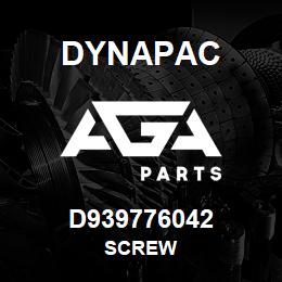 D939776042 Dynapac SCREW | AGA Parts