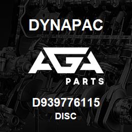 D939776115 Dynapac DISC | AGA Parts