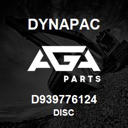 D939776124 Dynapac DISC | AGA Parts