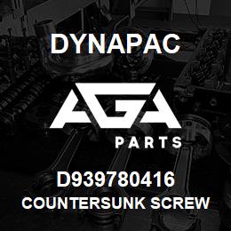 D939780416 Dynapac COUNTERSUNK SCREW | AGA Parts