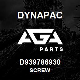 D939786930 Dynapac SCREW | AGA Parts