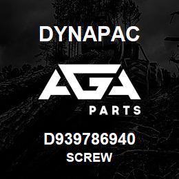 D939786940 Dynapac SCREW | AGA Parts