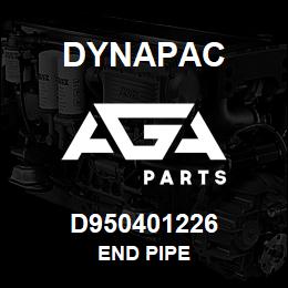 D950401226 Dynapac END PIPE | AGA Parts