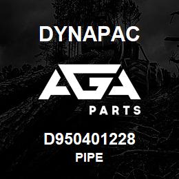 D950401228 Dynapac PIPE | AGA Parts