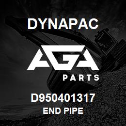 D950401317 Dynapac END PIPE | AGA Parts